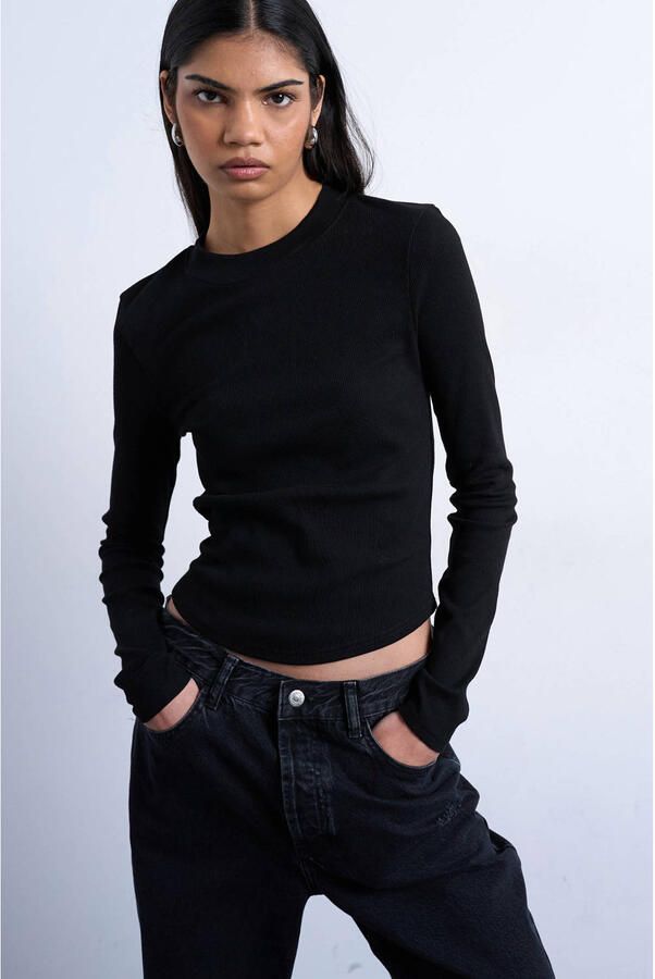 TOPSHOP longsleeve zwart