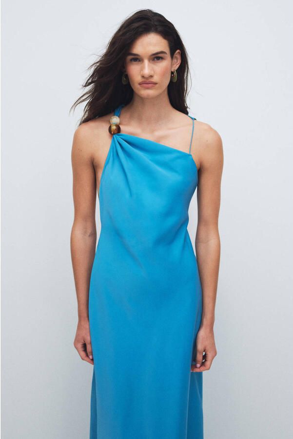 TOPSHOP maxi jurk blauw