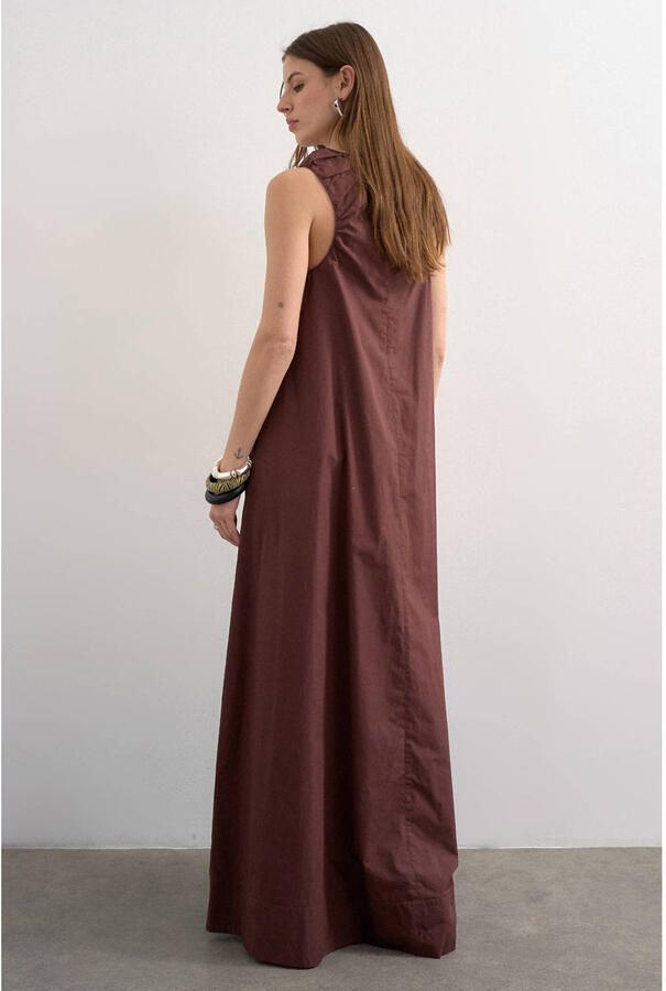 TOPSHOP maxi jurk bruin - Foto 2