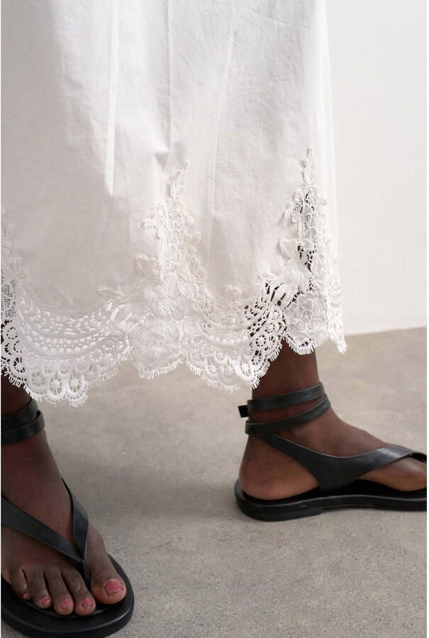 TOPSHOP maxi rok wit - Foto 2