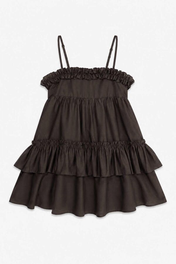TOPSHOP midi jurk zwart - Foto 3
