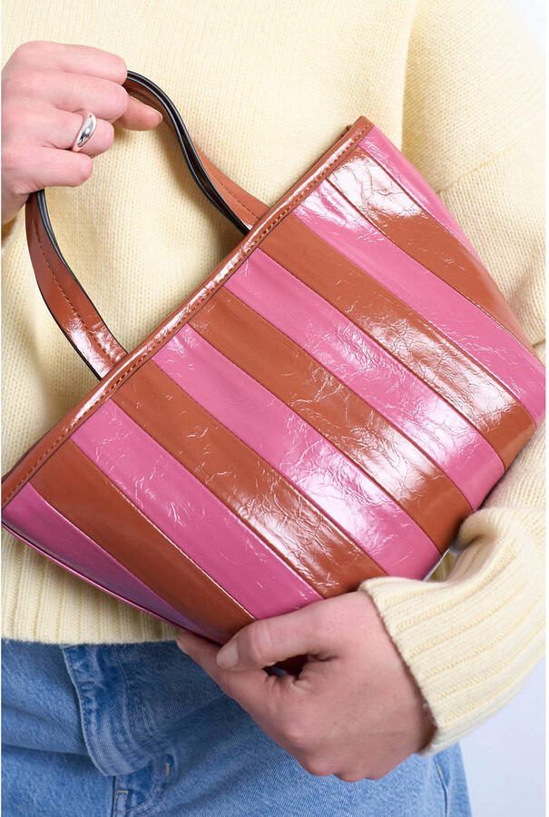 TOPSHOP mini shopper TSGEMMA roze bruin - Foto 2
