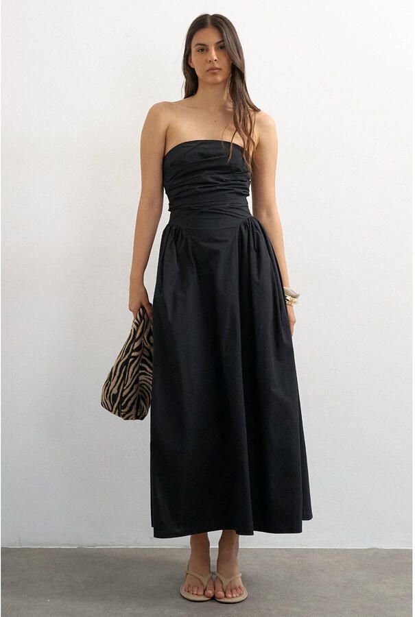 TOPSHOP off shoulder jurk zwart - Foto 2