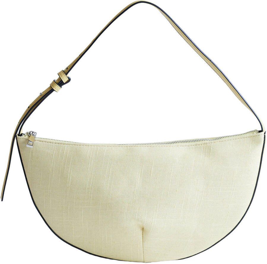 TOPSHOP schoudertas TSCURLY lichtgeel