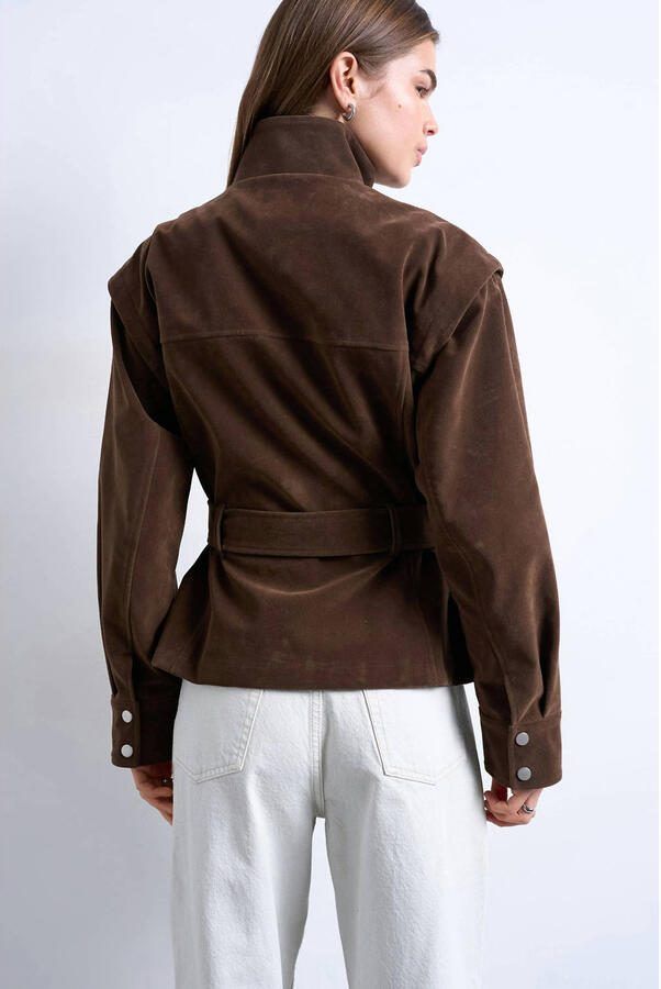 Topshop Jack in leerlook model 'HARPER' - Foto 3