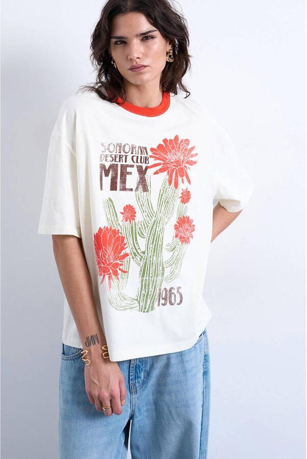 TOPSHOP T-shirt ecru