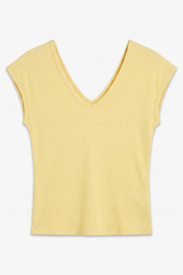 TOPSHOP T-shirt lichtgeel - Foto 2
