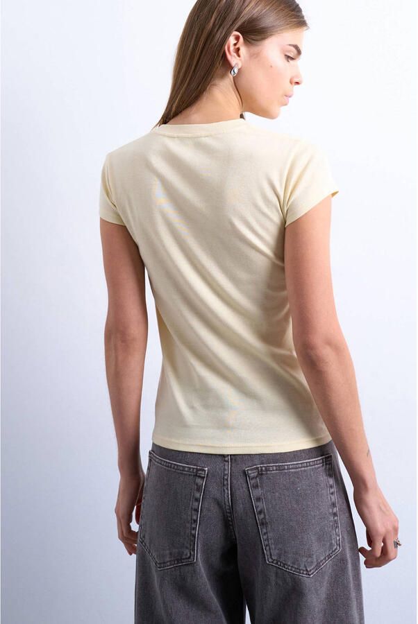 Topshop T-shirt met ronde hals model 'EVERYDAY' - Foto 2