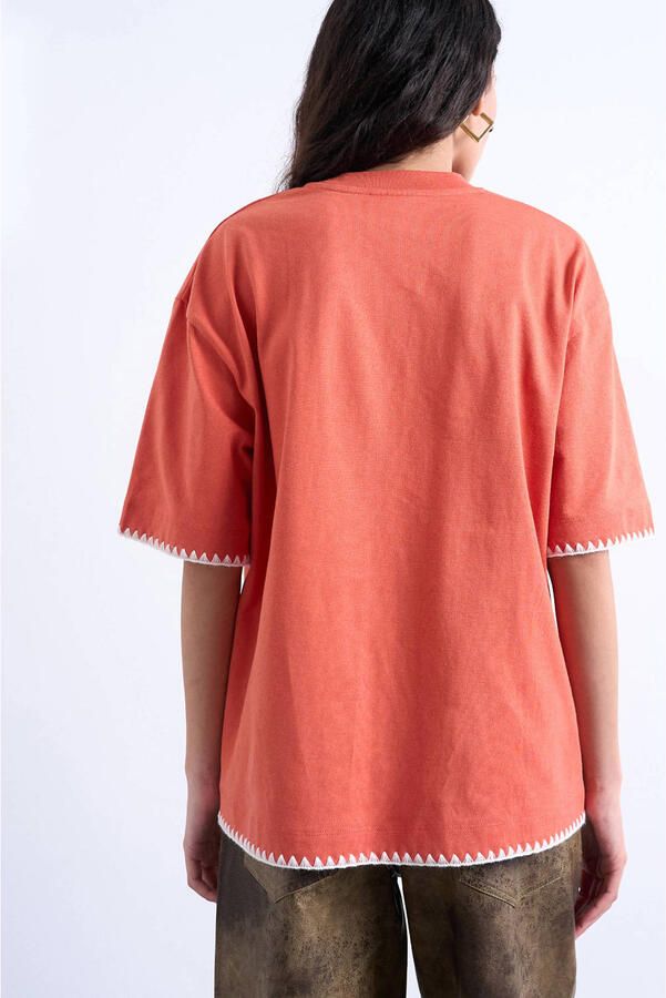 TOPSHOP T-shirt oranje - Foto 3