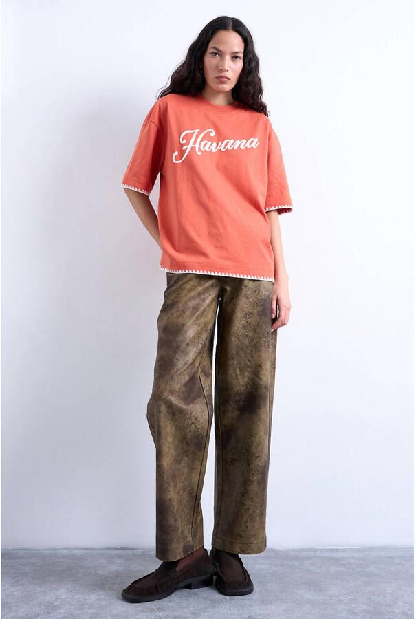 TOPSHOP T-shirt oranje - Foto 2
