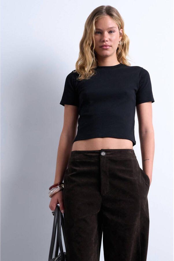 Topshop T-shirt met ronde hals model 'EVERYDAY'
