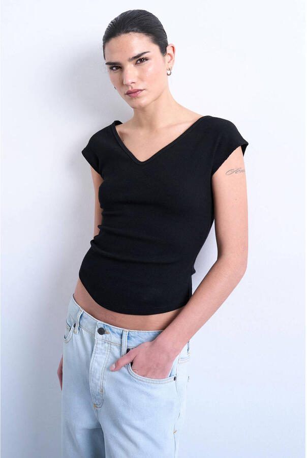 TOPSHOP T-shirt zwart - Foto 2