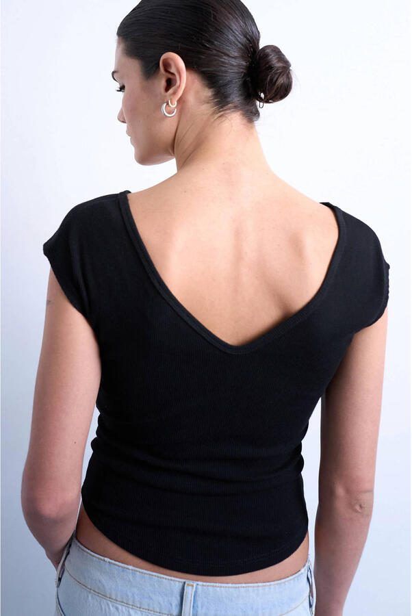 TOPSHOP T-shirt zwart - Foto 3