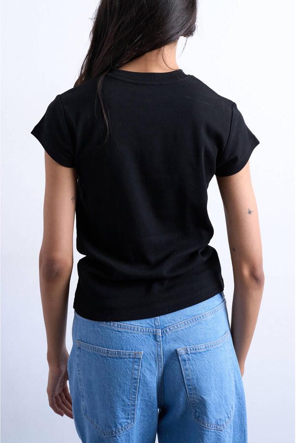 Topshop T-shirt met ronde hals model 'EVERYDAY' - Foto 3