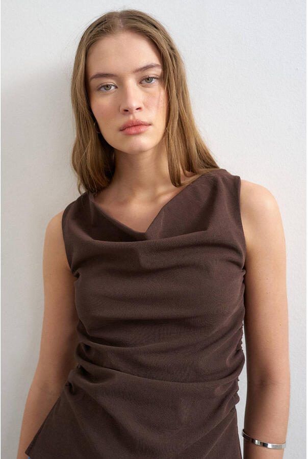 TOPSHOP top donkerbruin
