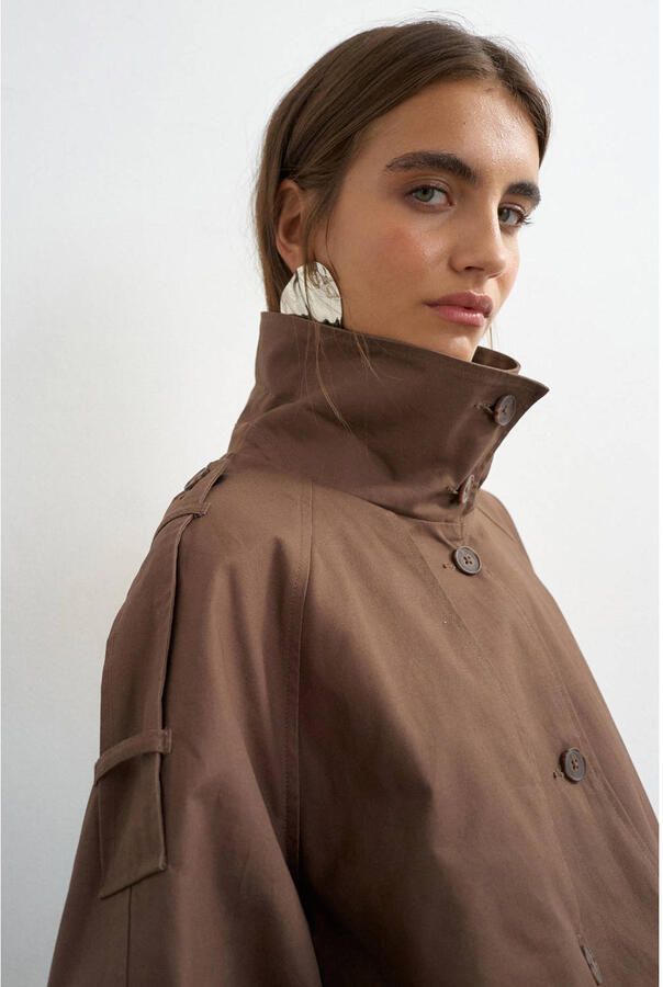 TOPSHOP trenchcoat bruin - Foto 3