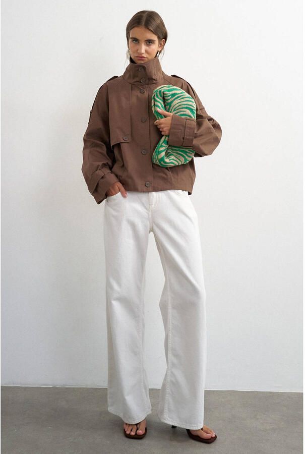 TOPSHOP trenchcoat bruin - Foto 2