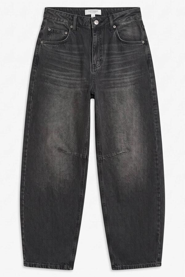 TOPSHOP Tsbarrel Hr Denim Jeans Blw Noos barrel jeans zwart - Foto 2