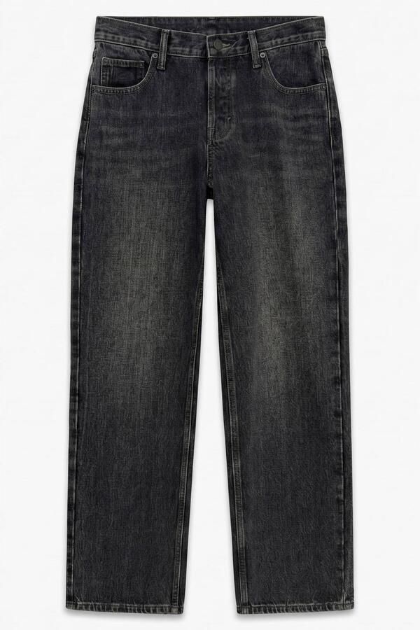 TOPSHOP Tsember Lr Wide Dnm Jeans Blw Noos low waist wide leg jeans black denim - Foto 3