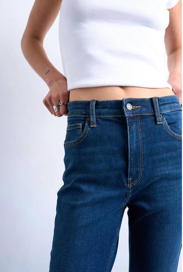 TOPSHOP Tsjamie Hr Flare Dnm Jeans Db Noos high waist flared jeans dark blue denim - Foto 4