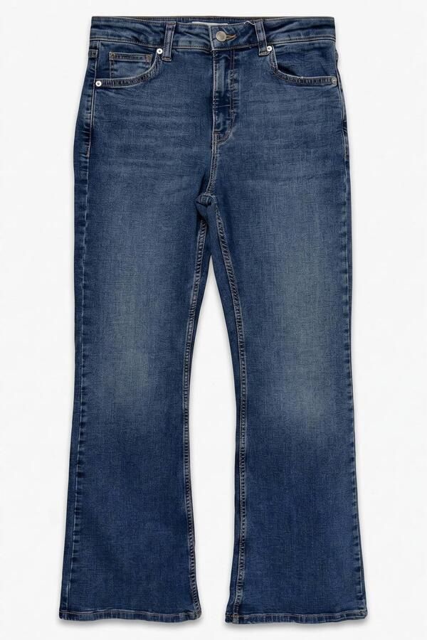 TOPSHOP Tsjamie Hr Flare Dnm Jeans Mb Noos high waist flared jeans medium blue denim - Foto 3