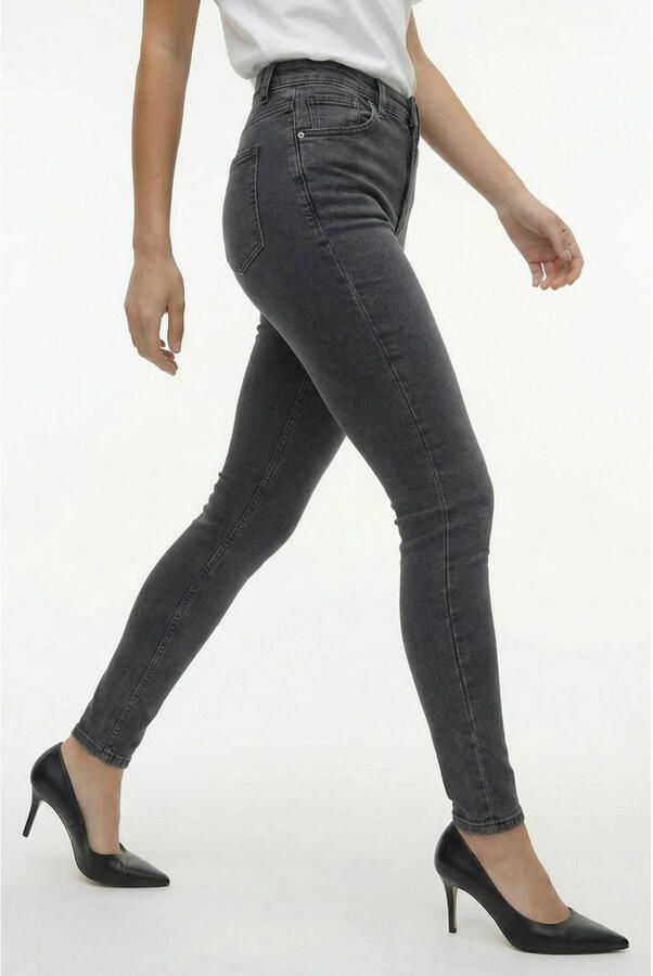 TOPSHOP Tsjamie Hr Slim Dnm Jeans Blw Noos high waist slim fit jeans black denim - Foto 3