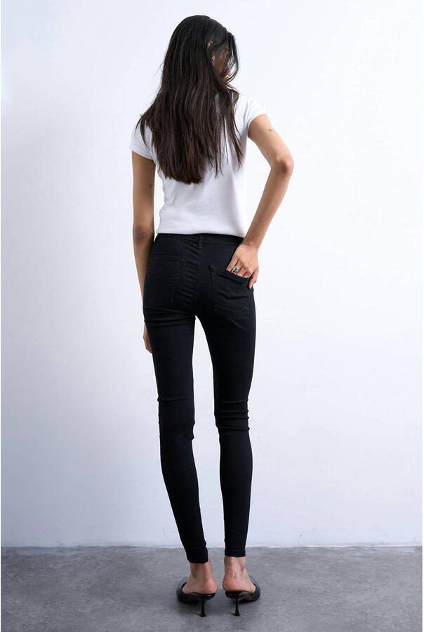 TOPSHOP Tsjoni Hr Skinny Dnm Jeans Bl Noos high waist skinny jeans black denim - Foto 2