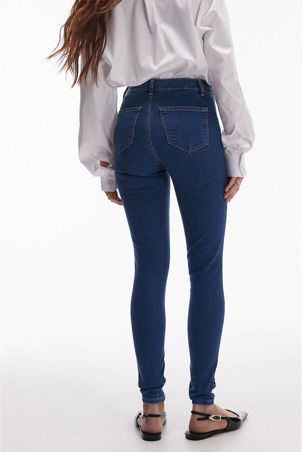 TOPSHOP Tsjoni Hr Skinny Dnm Jeans Mb Noos high waist skinny jeans medium blue denim - Foto 3