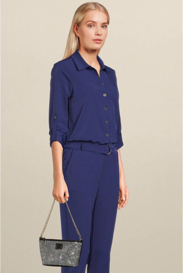 TQ-Amsterdam jumpsuit Gerda van travelstof blauw