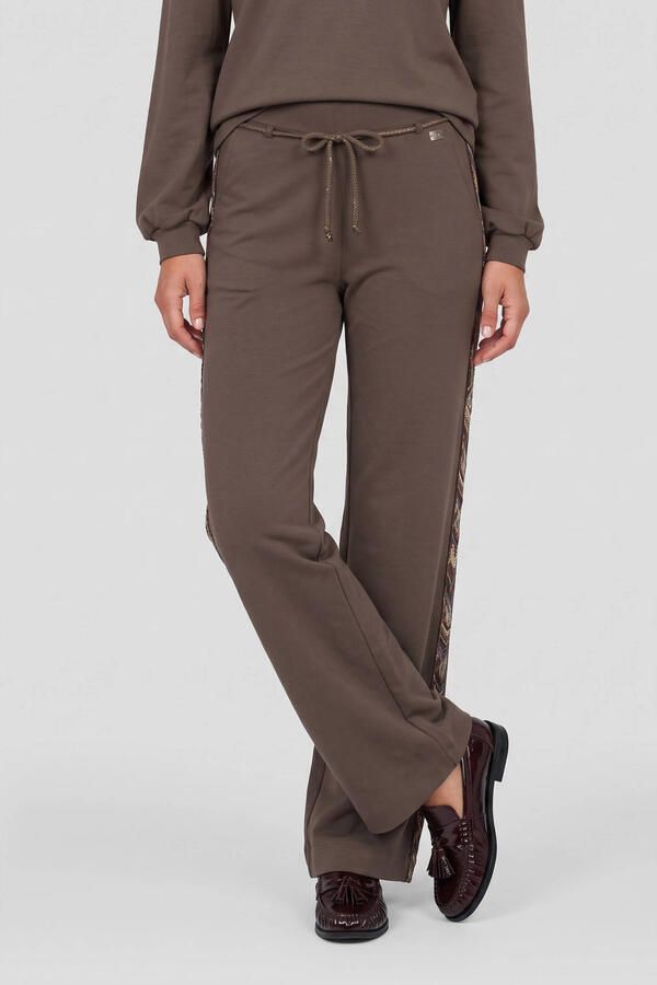 TQ-Amsterdam flared broek taupe - Foto 2