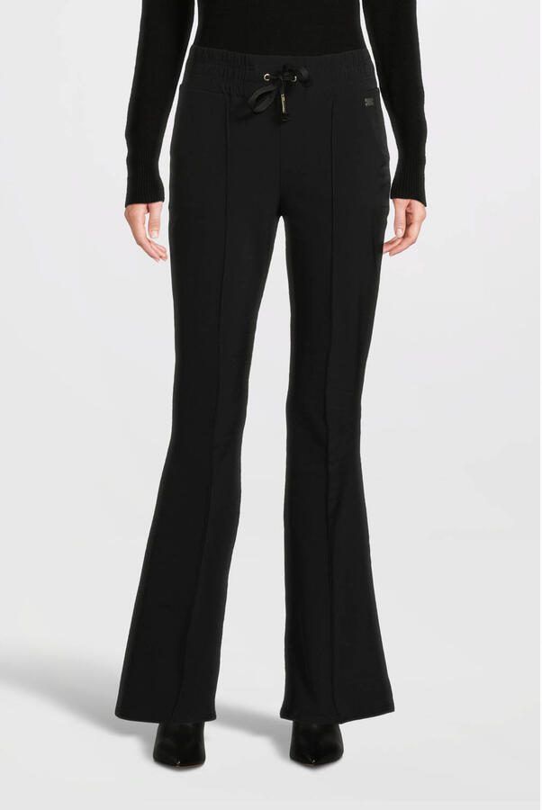 TQ-Amsterdam high waist flared broek Tamara zwart - Foto 3