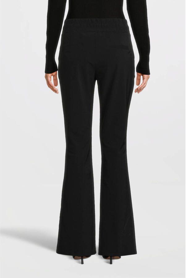 TQ-Amsterdam high waist flared broek Tamara zwart - Foto 4