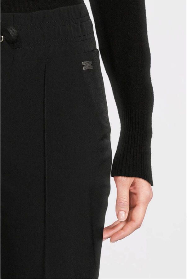 TQ-Amsterdam high waist flared broek Tamara zwart - Foto 2