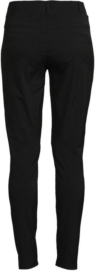 TQ-Amsterdam high waist tapered fit pantalon Maud van travelstof zwart - Foto 4