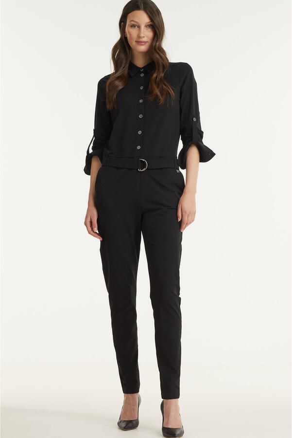 TQ-Amsterdam travelstof regular jumpsuit zwart - Foto 4