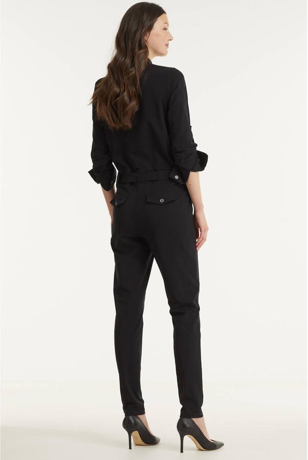 TQ-Amsterdam travelstof regular jumpsuit zwart - Foto 3