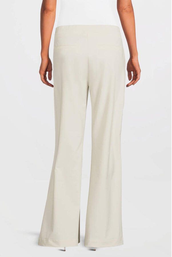 TQ-Amsterdam travelstof regular waist flared broek - Foto 4