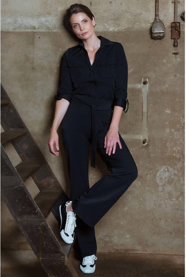 TQ-Amsterdam travelstof straight regular waist casual broek - Foto 2