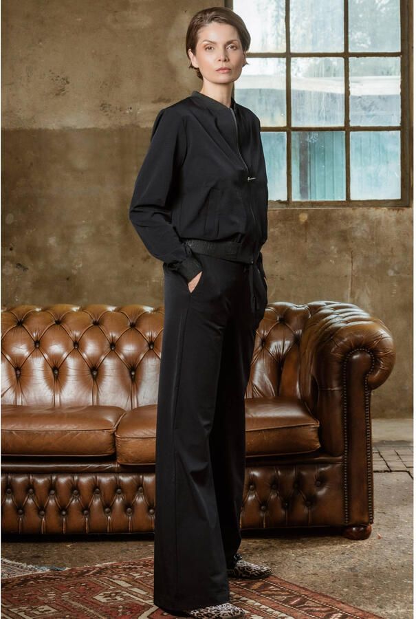 TQ-Amsterdam travelstof straight regular waist casual broek - Foto 3