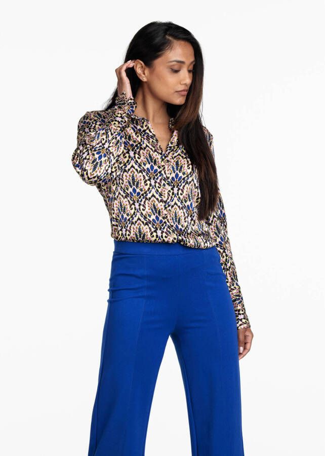 Tramontana blouse met all over print multi