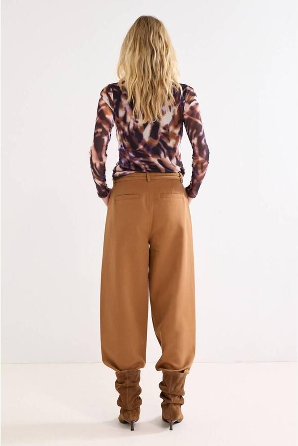 Tramontana barrel broek bruin