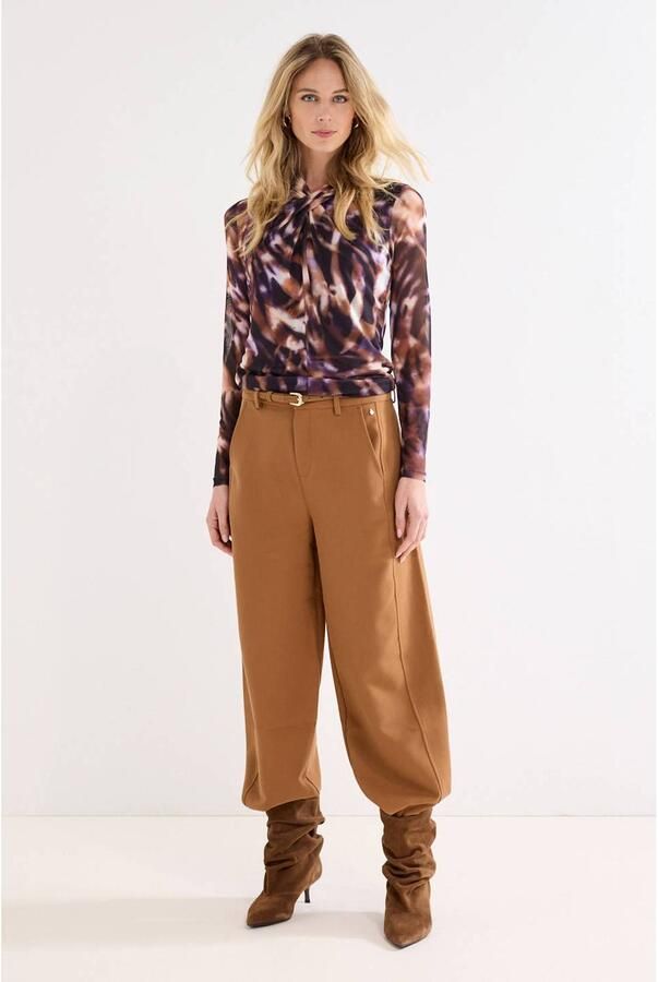 Tramontana barrel broek bruin - Foto 2