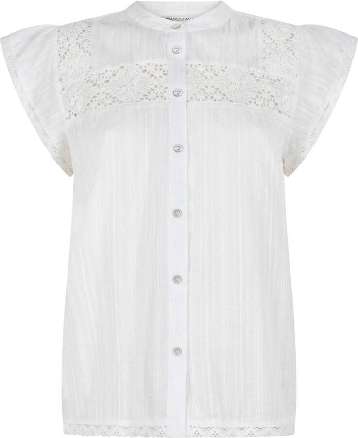Tramontana blouse broderie wit