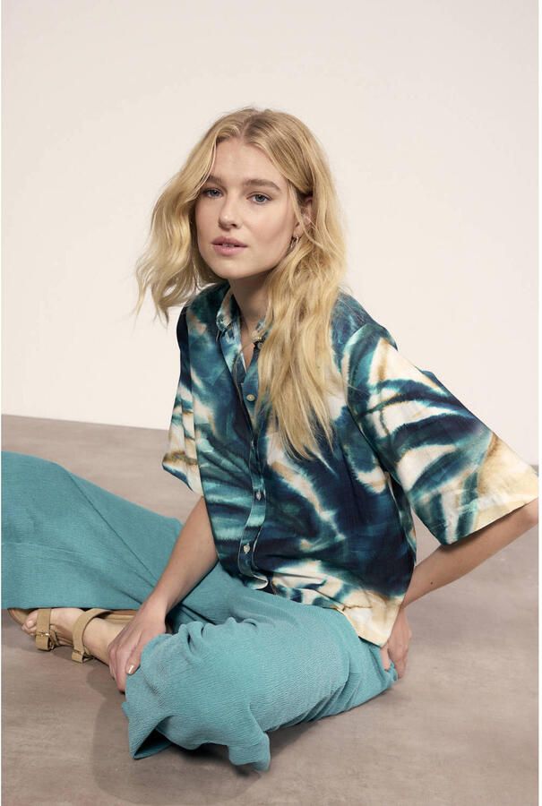 Tramontana blouse donkergroen - Foto 2
