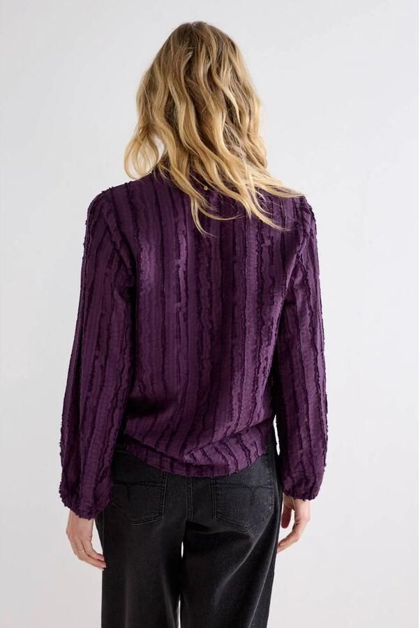 Tramontana blouse donkerpaars - Foto 3