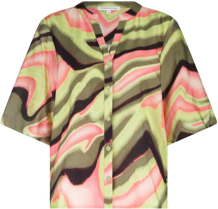 Tramontana blouse groen - Foto 2