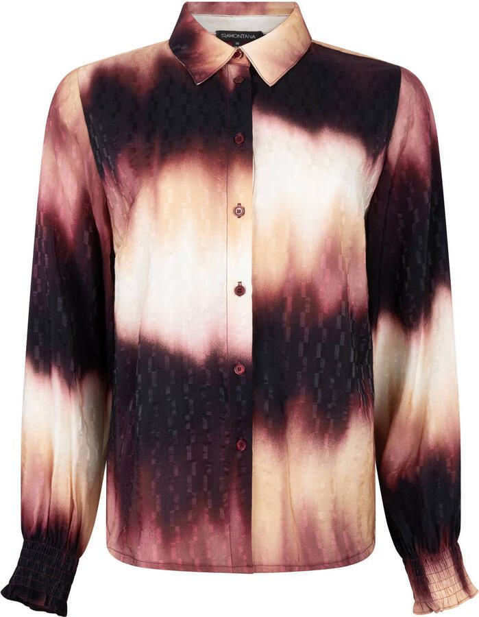 Tramontana blouse met print meerkleurig