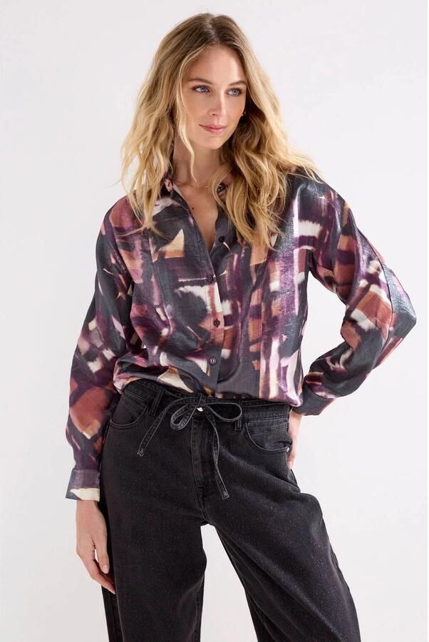 Tramontana blouse met print meerkleurig - Foto 3