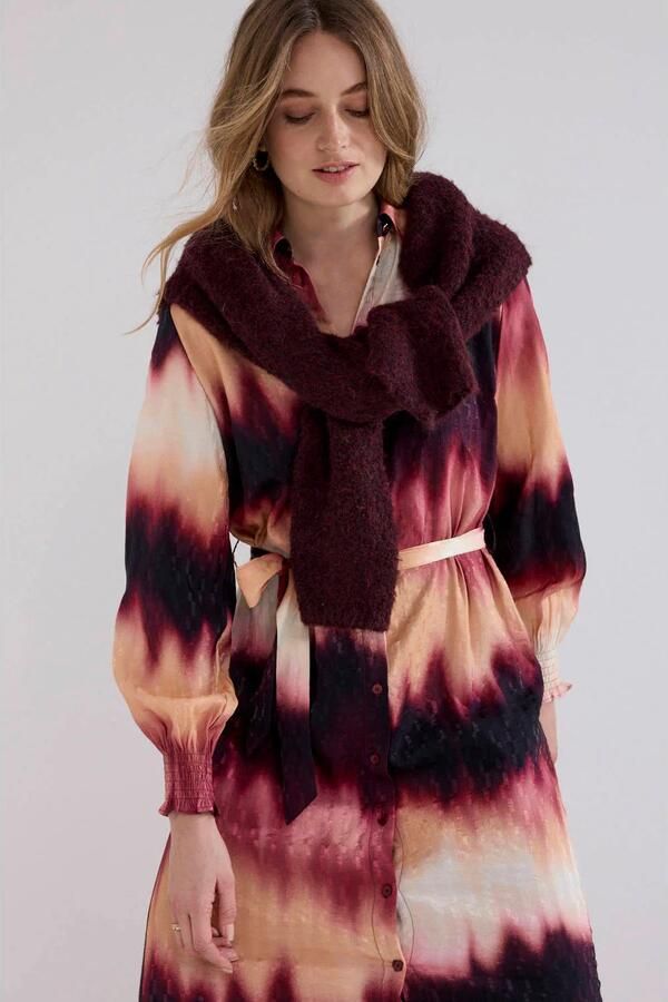 Tramontana blousejurk met print meerkleurig