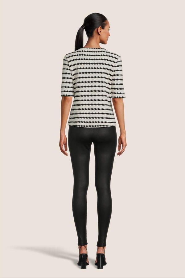 Tramontana coated skinny tregging zwart - Foto 4